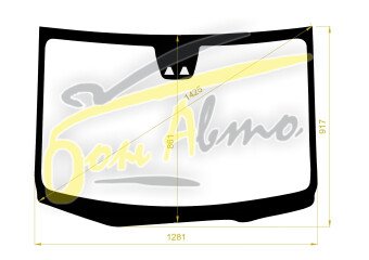 Стекло лобовое DAIHATSU MOVE 2014-2023 (LA150-RHD) место под 2 камеры антенна, 
Бренд: BENSON