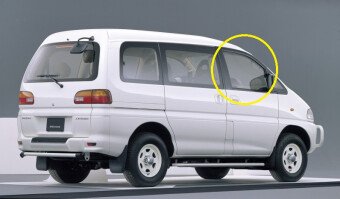Стекло боковое MITSUBISHI DELICA 1994-2007 (PA5W) VFD/RH 
Бренд: BENSON Тонированное