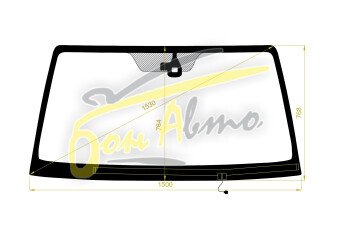 Стекло лобовое MITSUBISHI PAJERO 2006- (V80-LHD) обогрев щеток, место под датчик дождя, 
Бренд: BSG