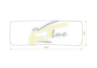 Стекло лобовое UAZ HUNTER 1985- (3151) 
Бренд: BENSON с синей полосой