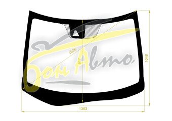 Стекло лобовое NISSAN LEAF 2017- (ZE1-RHD) место под 1 камеру 
Бренд: BENSON