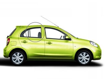 Стекло боковое RENAULT PULSE 2012- K13 RD/RH фурнитура, 
Бренд: BENSON