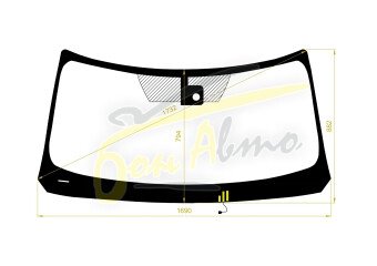 Стекло лобовое NISSAN PATROL 2010-2024 (Y62-LHD) обогрев щеток, место под датчик дождя, 
Бренд: ZDG