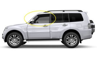 Стекло боковое MITSUBISHI PAJERO 2006- (V90-5d) FD/LH 
Бренд: BSG