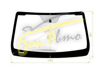 Стекло лобовое MAZDA BT50 2020- (TF-зерк2) 
Бренд: BENSON с синей полосой