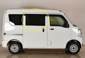Стекло боковое MITSUBISHI TOWN BOX 2015- DS17W RD/RH фурнитура, 
Бренд: BENSON Тонированное
