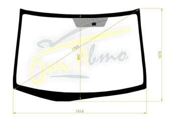 Стекло лобовое HONDA EDIX 2004-2009 (BE1-RHD) 
Бренд: BENSON с синей полосой