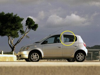 Стекло боковое TOYOTA YARIS 1999-2005 (SCP11-5d) RD/LH 
Бренд: BENSON