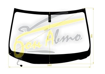 Стекло лобовое NISSAN X-TRAIL 2007-2014 (T31-RHD) обогрев щеток 
Бренд: BSG с серой полосой