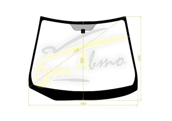 Стекло лобовое TOYOTA WISH 2003-2009 (ANE10-RHD) обогрев щеток 
Бренд: ZDG с серой полосой