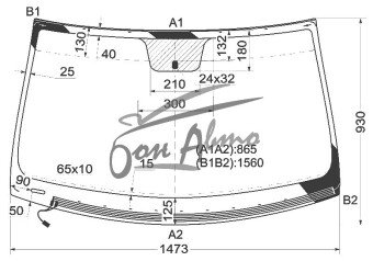 Стекло лобовое HYUNDAI GENESIS 2008-2014 (BH-LHD-4d sed) обогрев щеток 
Бренд: BENSON
