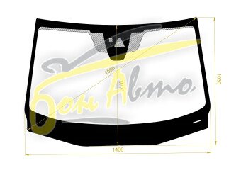 Стекло лобовое MAZDA 3 2019- (BP-RHD) место под 1 камеру, место под датчик дождя, 
Бренд: BENSON