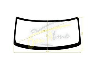 Стекло лобовое NISSAN CUBE 2002-2008 (Z11) 
Бренд: BENSON с синей полосой