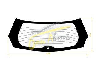 Стекло заднее с обогревом FORD IXION 1999-2004 (CP) 1 отверстие 
Бренд: BENSON