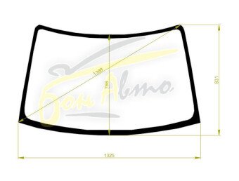 Стекло лобовое MAZDA AZ-WAGON 2003-2008 (MJ21S) 
Бренд: BSG с зеленой полосой