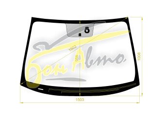 Стекло лобовое HYUNDAI SONATA 2015-2020 (LF-LHD) обогрев щеток, место под датчик дождя, место под датчик влажности, 
Бренд: КМК с синей полосой