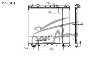 Радиатор FORD FREDA 1995-2005 (SG) (WLT) 
Бренд: GP PL26AT