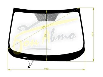 Стекло лобовое HONDA CR-V 2017-2023 (RW1-LHD) обогрев щеток 
Бренд: BENSON