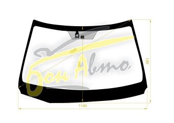 Стекло лобовое LEXUS NX 2015-2021 (AGZ10-RHD) место под датчик дождя антенна, 
Бренд: BENSON с синей полосой