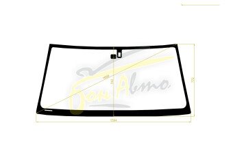 Стекло лобовое TOYOTA LAND CRUISER 1997-2007 (FJ100-LHD) место под датчик дождя 
Бренд: ZDG с зеленой полосой