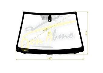 Стекло лобовое TOYOTA AVENSIS 2003-2009 (T250-LHD-4d sed) место под датчик дождя 
Бренд: КДМ с синей полосой