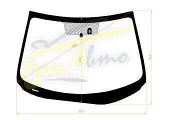 Стекло лобовое MAZDA 3 2008-2013 (BL-LHD) место под датчик дождя 
Бренд: BSG с зеленой полосой