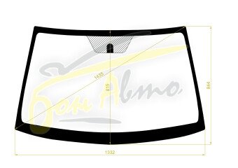 Стекло лобовое DAIHATSU BOON 2010-2016 (M600) 
Бренд: BENSON с серой полосой