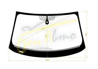 Стекло лобовое AUDI A3 2012-2020 (8VS-2016-4d sed) место под датчик дождя 
Бренд: КМК