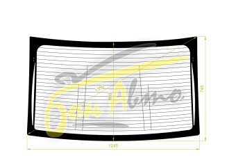 Стекло заднее с обогревом CHEVROLET CRUZE 2008-2016 (J300-4d sed) 
Бренд: BENSON