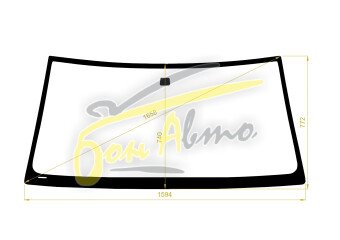 Стекло лобовое LEXUS LX 1997-2007 (FJ100-зерк) фурнитура, 
Бренд: BENSON с зеленой полосой