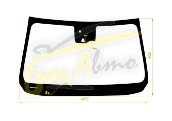 Стекло лобовое BELGEE X70 2024- (3BY-LHD) обогрев щеток, место под 2 камеры с обогревом, место под датчик дождя, 
Бренд: КМК с синей полосой