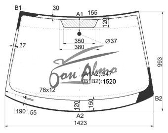 Стекло лобовое VOLKSWAGEN GOLF 2008-2014 (5K1-3d h/b) 
Бренд: BSG