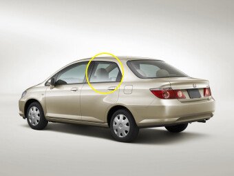 Стекло боковое HONDA CITY 2002-2008 (GD6-4d sed) RD/LH 
Бренд: BSG