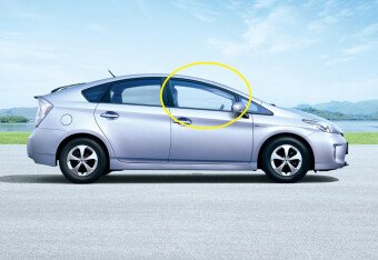 Стекло боковое TOYOTA PRIUS 2009-2015 ZVW30 FD/RH фурнитура, 
Бренд: BENSON