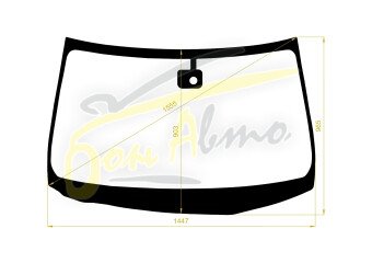 Стекло лобовое NISSAN X-TRAIL 2007-2014 (T31-LHD) место под датчик дождя 
Бренд: BENSON с синей полосой