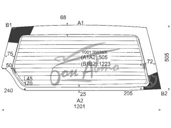 Стекло заднее с обогревом SUZUKI ESCUDO 1988-1997 (TD51) 
Бренд: BENSON