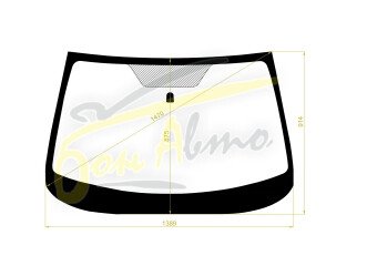 Стекло лобовое SUBARU IMPREZA 2007-2011 (GH-RHD) 
Бренд: BSG с зеленой полосой