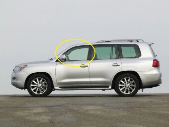 Стекло боковое LEXUS LX 2007-2015 (UZJ200) FD/LH 
Бренд: BENSON