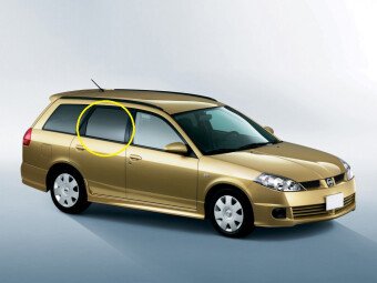 Стекло боковое NISSAN WINGROAD 1999-2006 Y11 RD/RH 
Бренд: BENSON