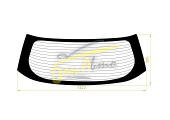 Стекло заднее с обогревом TOYOTA COROLLA ALLEX 2000-2006 (NZE121) 
Бренд: ZDG