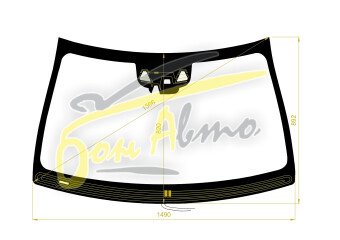 Стекло лобовое MERCEDES S-CLASS 2013-2020 (C217-LHD-2d coupe) обогрев щеток, место под 3 камеры с обогревом, место под датчик дождя, 
Бренд: КМК