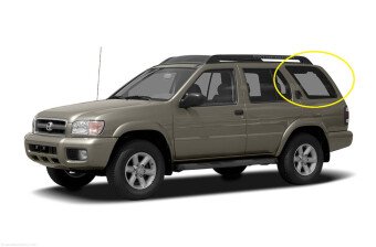 Стекло боковое NISSAN PATHFINDER 1996-2004 (R50) SW/LH/X 
Бренд: BSG