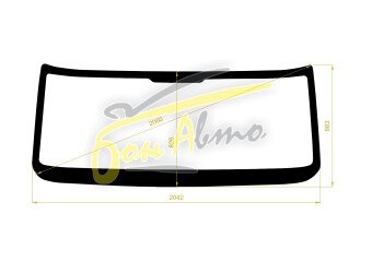 Стекло лобовое NAVISTAR 3200 2008- (3200-8000-LHD-2042*883*) молдинг, 
Бренд: BENSON