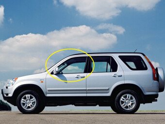 Стекло боковое HONDA CR-V 2001-2006 RD5 FD/LH 
Бренд: BSG