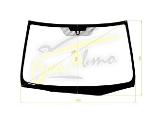 Стекло лобовое ACURA TL 2004-2008 (UC1-LHD) 
Бренд: BSG с зеленой полосой