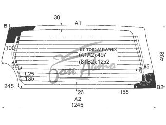 Стекло заднее с обогревом SUZUKI ESCUDO 1997-2005 (TD52) 
Бренд: BENSON