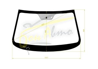 Стекло лобовое KIA SORENTO 2009-2014 (XM-LHD-2012) обогрев щеток, место под датчик дождя, 
Бренд: BENSON