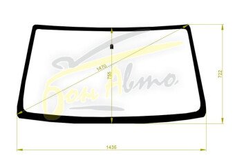 Стекло лобовое ISUZU MU 1989-1998 (UCS) 
Бренд: BENSON с серой полосой