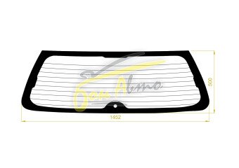 Стекло заднее с обогревом HONDA ODYSSEY 1999-2003 (RA6-9) 1 отверстие 
Бренд: BSG