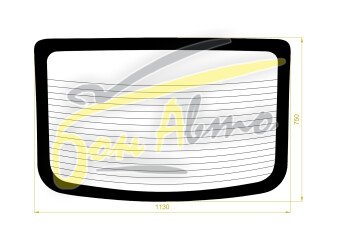 Стекло заднее с обогревом MAZDA 3 2003-2008 (BK-4d sed) 
Бренд: BSG